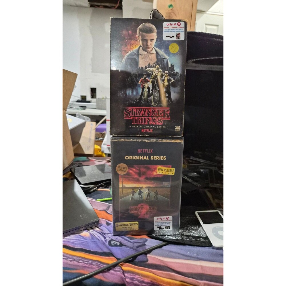 Stranger Things Seasons 1 & 2 VHS Collector's Edition Blu-ray Target Exclusive